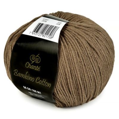 Пряжа Chante Bambino cotton (2036); Состав: 60% Хлопок, 40% Акрил; 50 г / 160 м